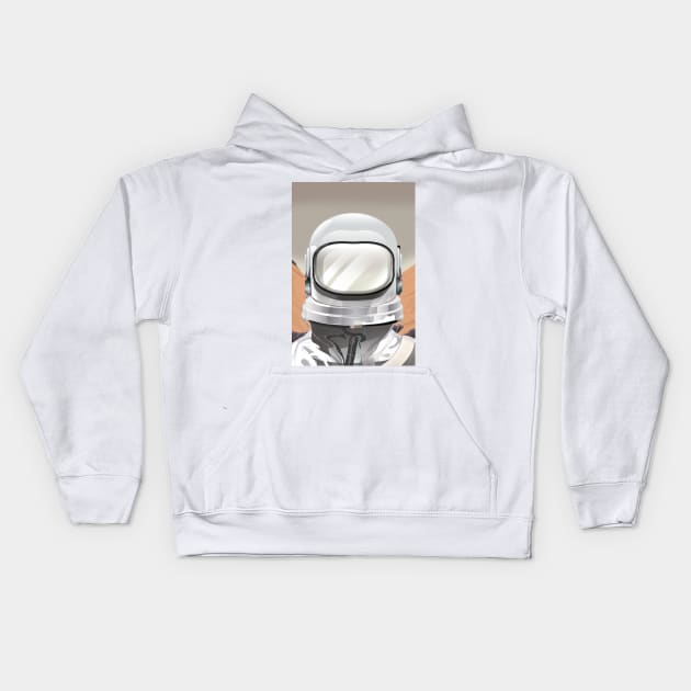 Astronaut Kids Hoodie by nickemporium1